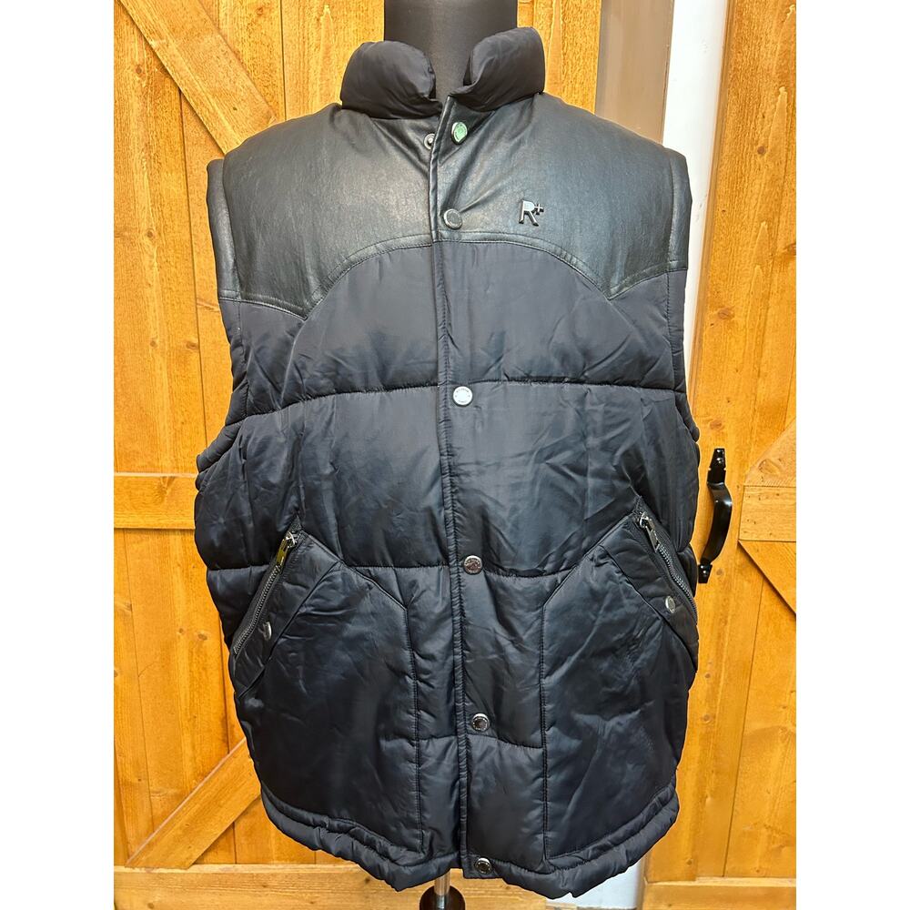 Men's 2XL Rocawear Quilted Vest Black GUCpe
